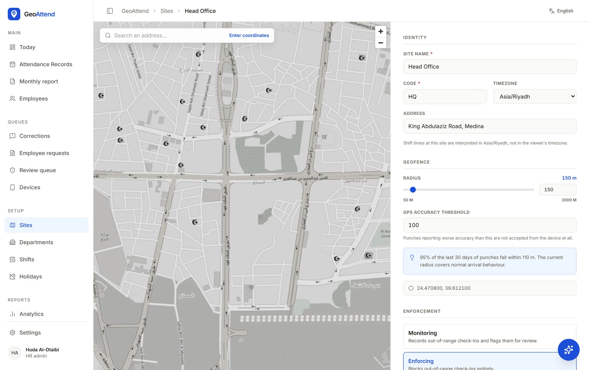 GeoAttend screenshot 1