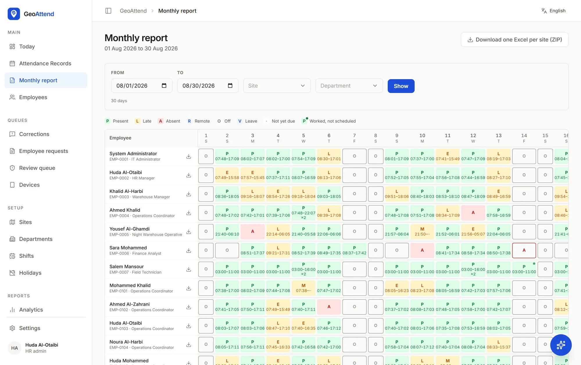 GeoAttend screenshot 4